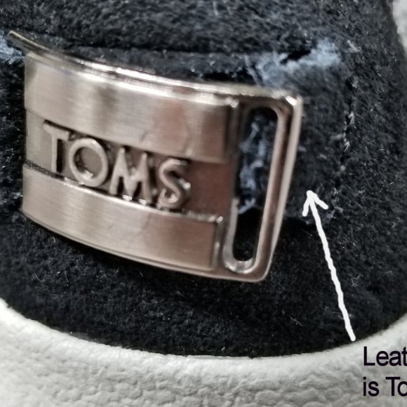TOMS 'Avalon' Boucle Slip-on Shoes, Black Textile, Womens Size 5 / 35.5 - Picture 11 of 11